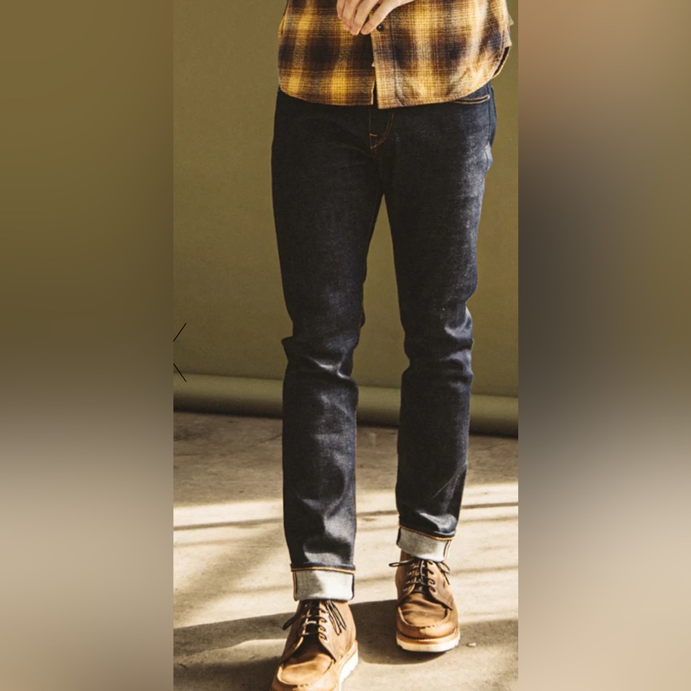 Hiroshi Kato The Scissors Slim Tapered in Indigo Raw
